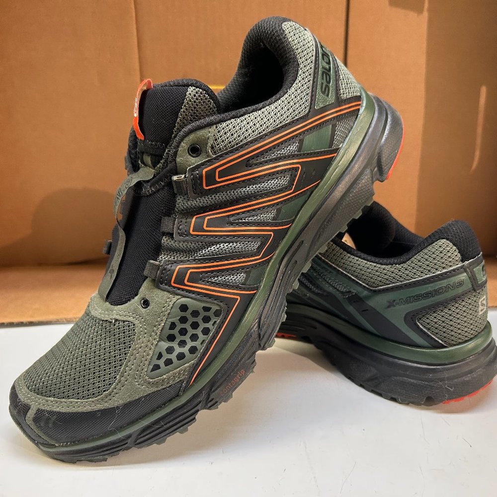 SALOMON X-MISSION 3  / MEN'S 11.5 TRAIL RUNNER ~ HIKER